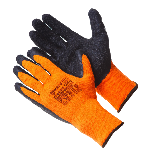 Перчатки FREEZE ONE утепленные с акрил-полиэстеровой основой (оранжевый)
