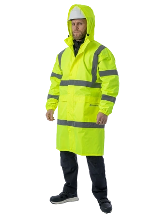 Плащ-дождевик BRODEKS KS252 сигнальный (желтый)