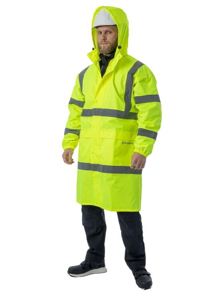 Плащ-дождевик BRODEKS KS252 сигнальный (желтый)
