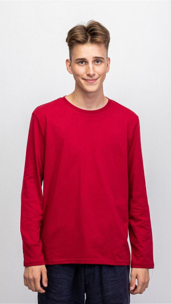 Лонгслив PREMIUM (бордовый)