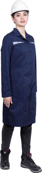 Халат ОПЕРАТОР женский (т.синий)