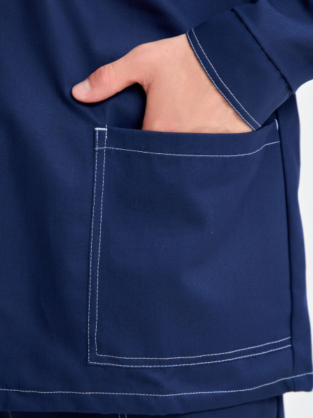 Костюм ТЕХНИК с БР (т.синий/васильковый)