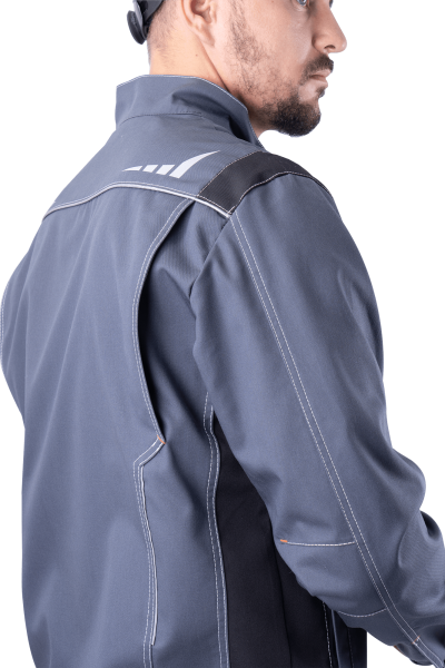 Куртка ПЕРФЕКТ (серый/черный)