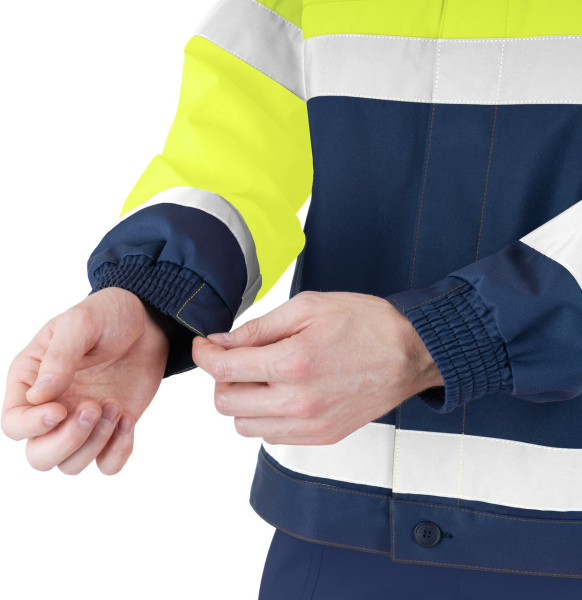 Костюм БРАЙТ с ПК (флуоресцентный желтый/синий)