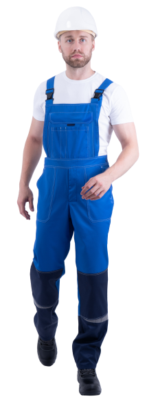 Костюм КМ-10 ЛЮКС летний с ПК (василек/т.синий)