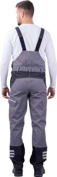 Полукомбинезон ЭДВАНС (серый/т.серый/черный)