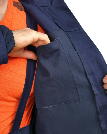 Костюм сварщика ОНИКС СОП 2 кл.защиты с БР (т.синий)