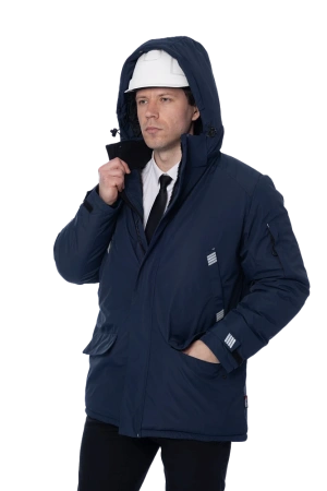 Парка Brodeks KW 204 зимняя (синий)