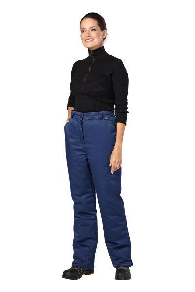 Костюм СТРАЙК зимний женский с БР (василёк/т.синий)