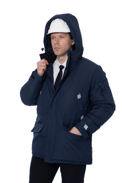 Парка Brodeks KW 204 зимняя (синий)