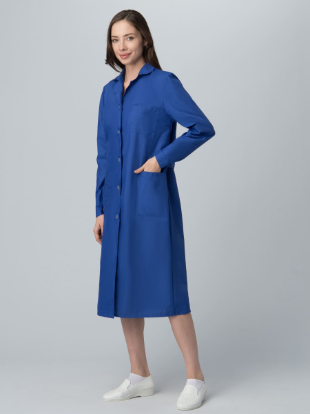 Халат СТАНДАРТ женский (васильковый)