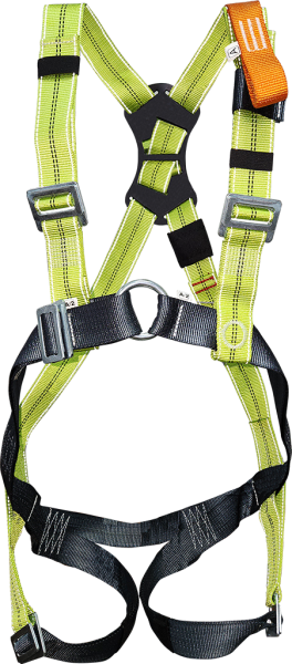 Страховочная привязь СП-02-01 со спинным удлинителем, идентиф. книжкой и световозвр. нитью 