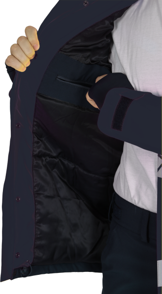 Куртка ACTIVE утепленная (синий/черный)