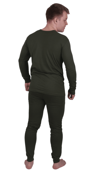 Белье нательное х/б с начесом (оливковый)