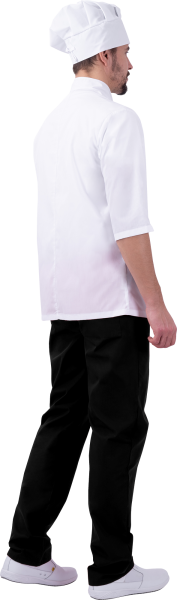 Костюм ШЕФ-ПОВАР (белый/черный)