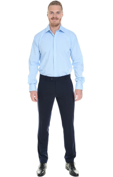 Рубашка КОТПРОФИ КЛАССИК (KOTPROFI CLASSIC) (голубая)