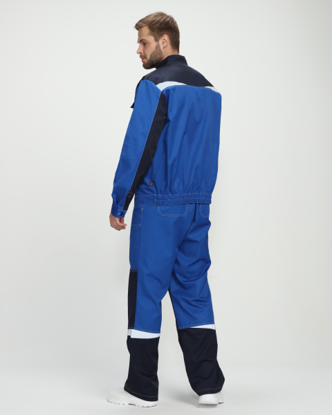 Костюм СТРОЙ-1 CH с БР (васильковый/т.синий)