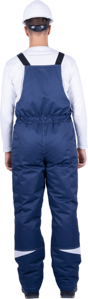 Костюм КМ-10 ЛЮКС зимний 3-4 класс c ПК (василек/т.синий)