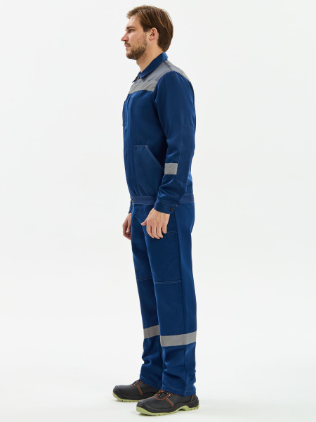 Костюм ЛИГОР-1 СОП К. с БР (т.синий/серый)