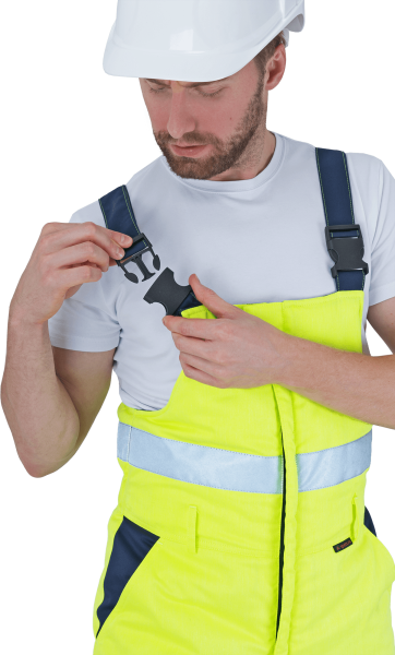 Костюм РЕФЛЕКТ-1 зимний с ПК (желтый/синий)