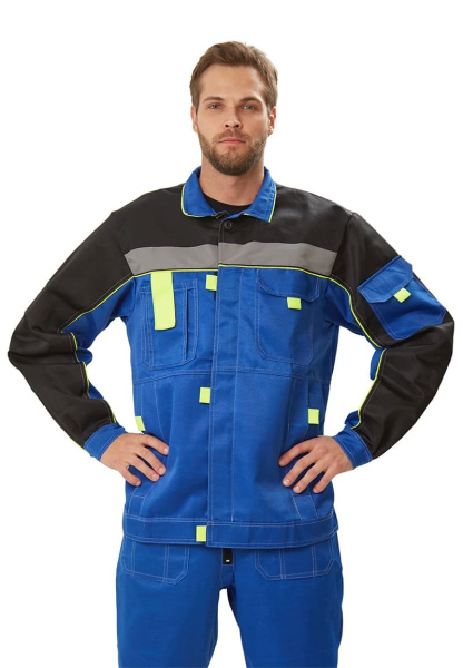 Костюм РОЛЬФ с ПК (василек/черный/лимон)