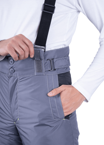 Брюки ЭДВАНС зимние (серый/т.серый/черный)