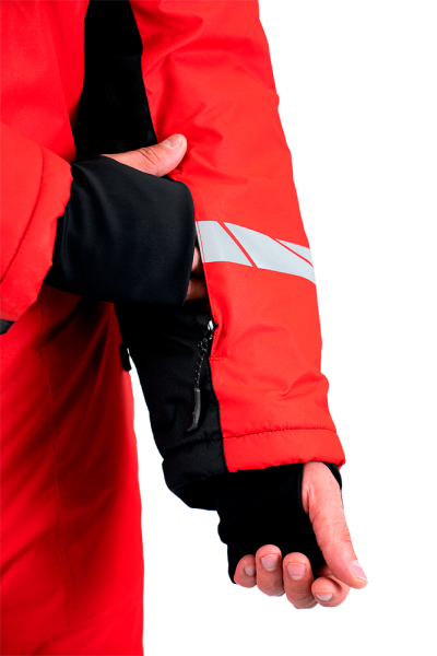 Комбинезон ПИЛОТ зимний (красный/черный)