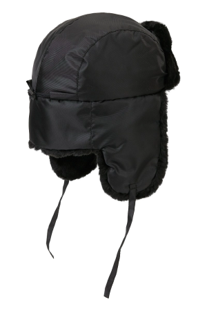 Шапка-ушанка зимняя (черный)
