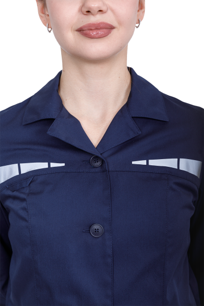 Халат ОПЕРАТОР женский (т.синий)