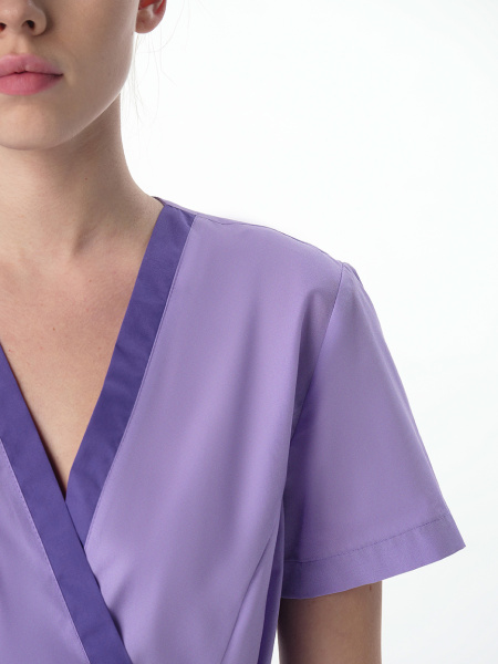 Костюм MEDLINE СИМПЛ-001 женский с БР (фиолетовый/сирень)