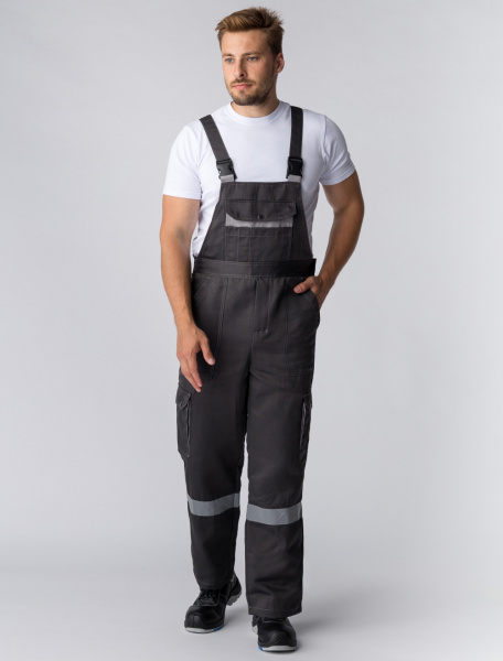 Костюм НЕЙЧ-2 СОП с капюшоном с ПК (т.серый/св.серый)