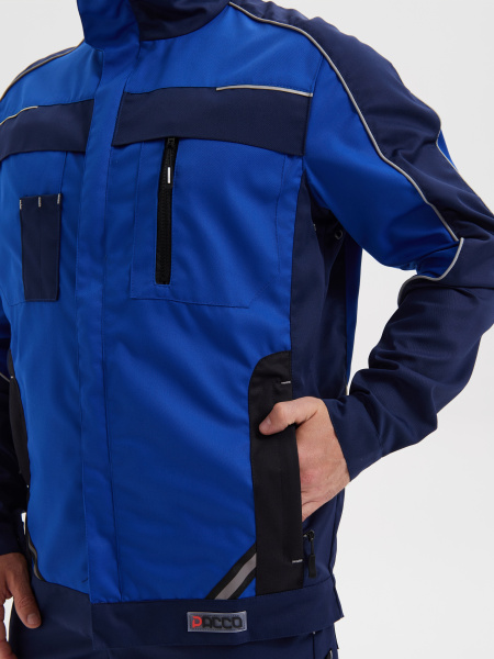 Костюм КОСТА с БР (синий/васильковый/черный)