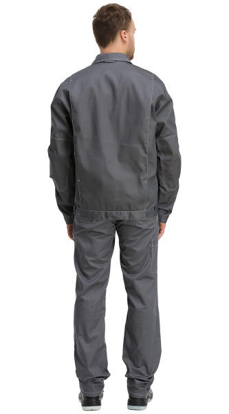 Куртка RONTA KR3080 (т.серый/св.серый)