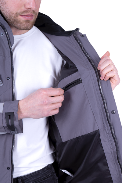 Куртка-штормовка РЕСПЕКТ (синий/красный)