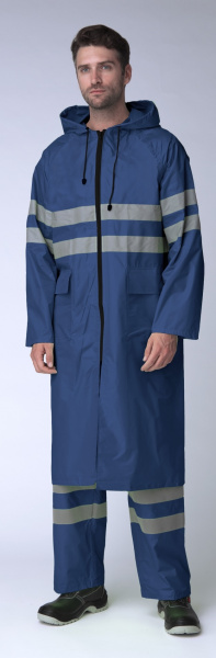 Плащ влагозащитный СОП (т.синий)