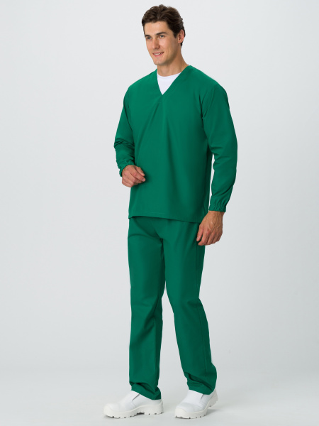 Костюм ХАССП-БАЗА с БР (т.зеленый)