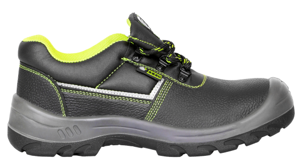 Полуботинки СПЕЦ ПУ/ПУ (черный/салатовый)