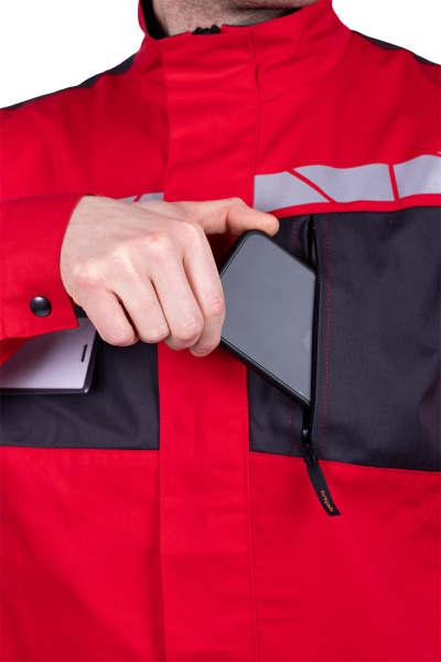 Куртка СТРОНГ ИМПОРТ (красный/серый)