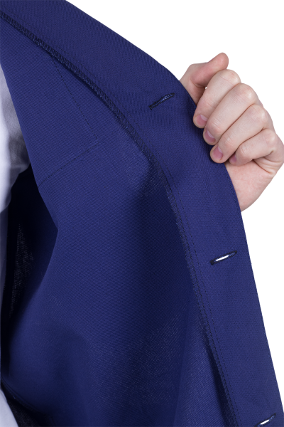 Халат ДИАГОНАЛЬ (синий)