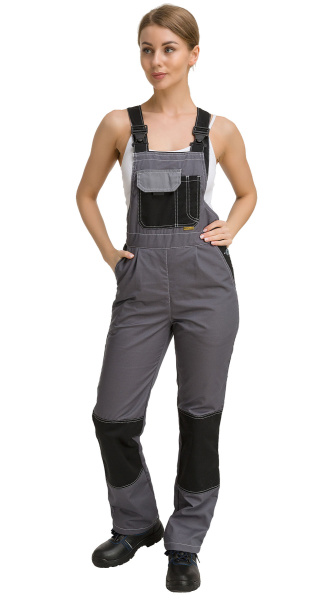 Костюм RONTA KS215 женский с ПК (т.серый/серый/черный)