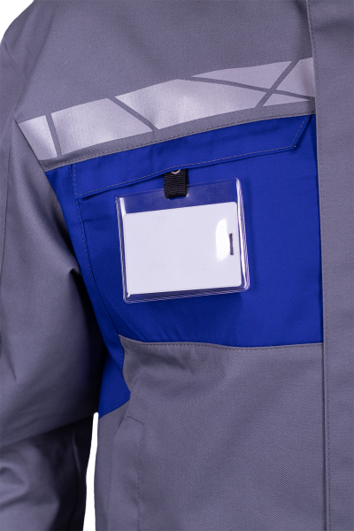 Куртка СТРОНГ ИМПОРТ (серый/васильковый)