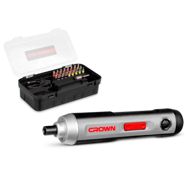 Аккумуляторный шуруповерт CROWN CT22033 IMC 3,6В Li-ion 2,0Ач micro-USB 0-200об/мин