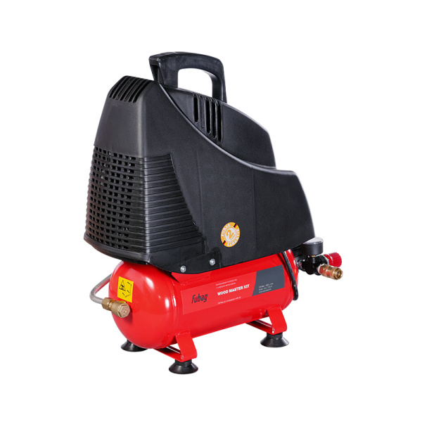 Компрессорный набор FUBAG Wood Master Kit безмасляный компрессор + 4 предмета