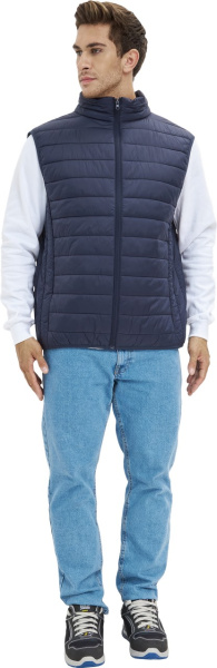 Жилет ДЕМИ стеганый зимний (т.синий)