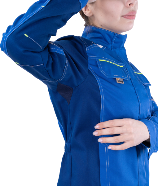 Куртка ТУРБО SAFETY женская (василек/синий)