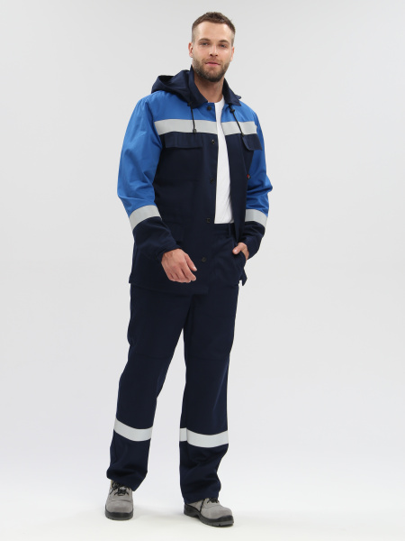 Костюм ЭКСПЕРТ-АНТИСТАТ МВО NEW с БР (т.синий/васильковый)