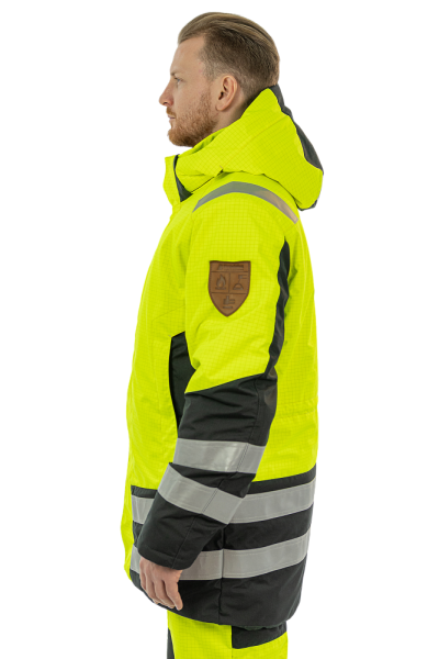 Куртка-парка BRODEKS MW 29-83В мультизащитная зимняя (желтый/черный)