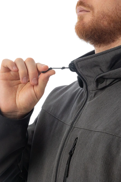 Куртка BRODEKS софтшелл KS 237 (серый меланж)