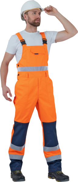 Костюм БРАЙТ сигнальный с ПК (оранжевый/синий)