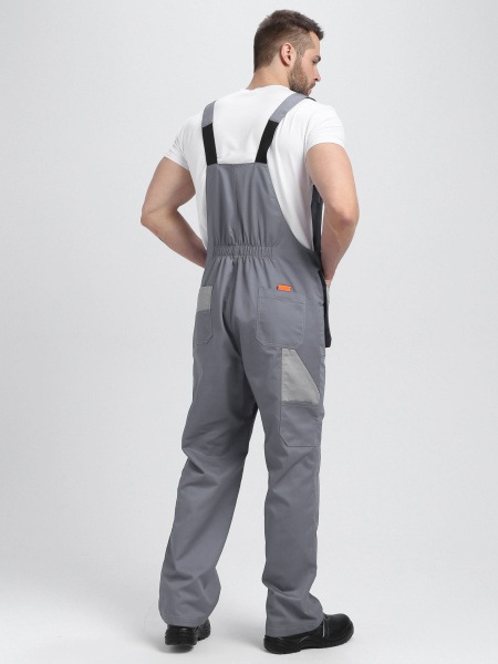 Костюм ДРАГА-2 с ПК (серый/св.серый/оранжевый)